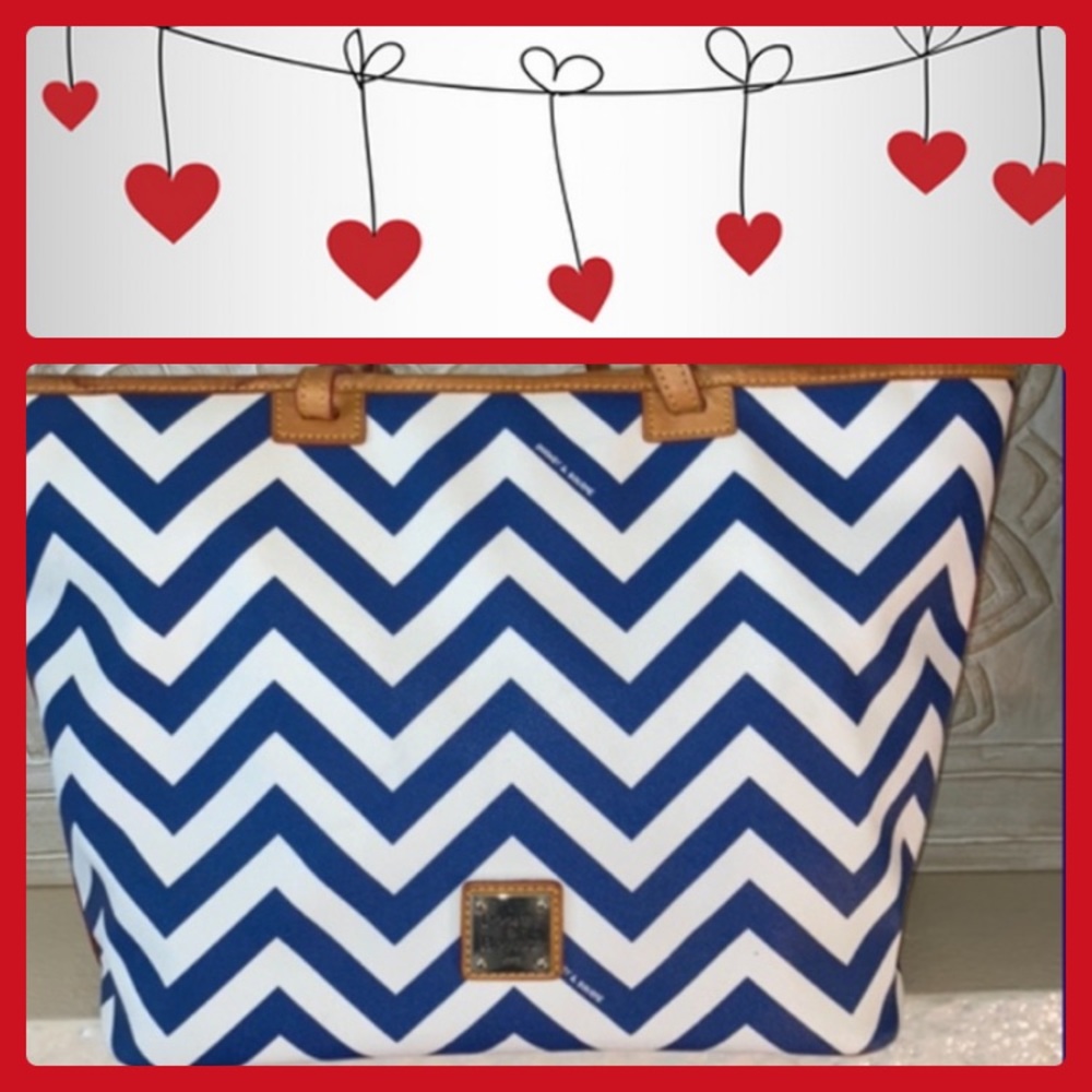 Dooney & Bourke Chevron Tote - Picture 11 of 11